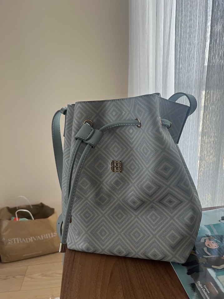 Beymen Gri Desenli Kadın Omuz Çantası - Görsel 2