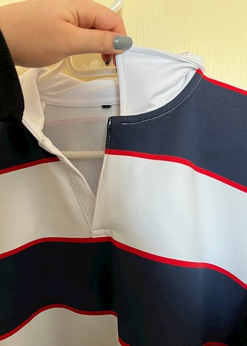 xxl Beden gri Renk Uzun Kollu Polo Yaka Unisex Uzun Kollu Tişört Sweat