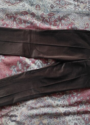 48 Beden kahverengi Renk Kadife unisex vintage pantolon