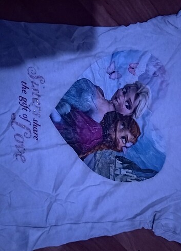 5 Yaş Beden Elsa tişört 