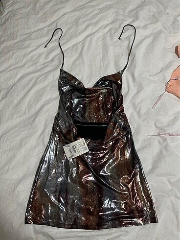 Pull and Bear Pull and bear parlak elbise
