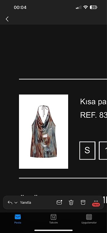 s Beden çeşitli Renk Pull and bear parlak elbise