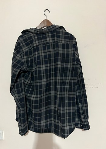 Gri Ekose Desenli Erkek Gömlek - Görsel 4