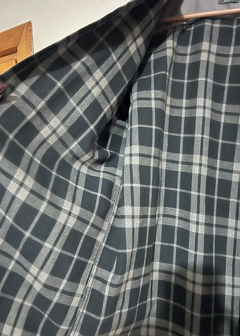 Gri Ekose Desenli Erkek Gömlek - Görsel 3