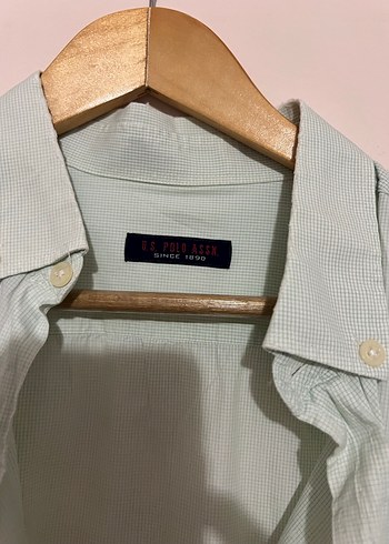 Bej Erkek Keten Gömlek, Uzun Kollu, Düğmeli - Görsel 3