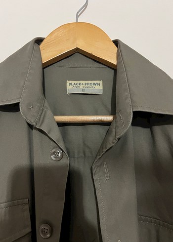 Gri Düğmeli Erkek Keten Gömlek - Görsel 2