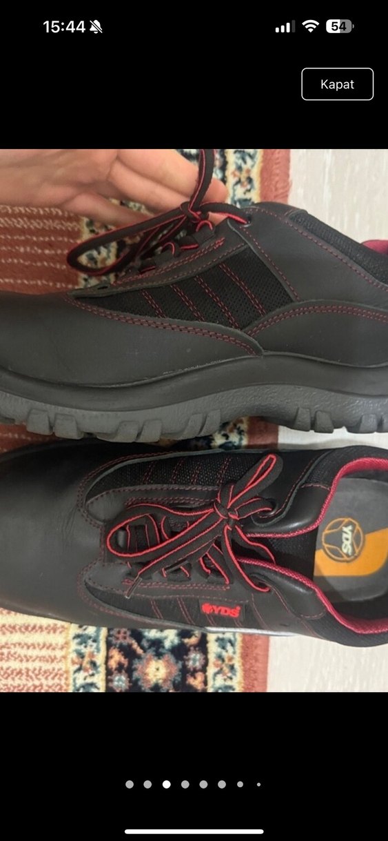 YDS marka Siyah Erkek iş ayakkabısı - Görsel 3