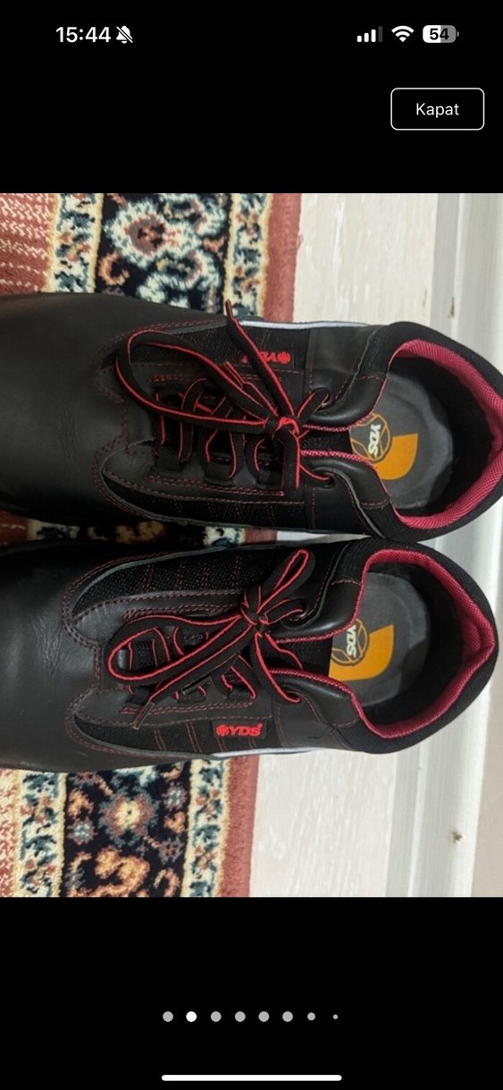 YDS marka Siyah Erkek iş ayakkabısı - Görsel 2