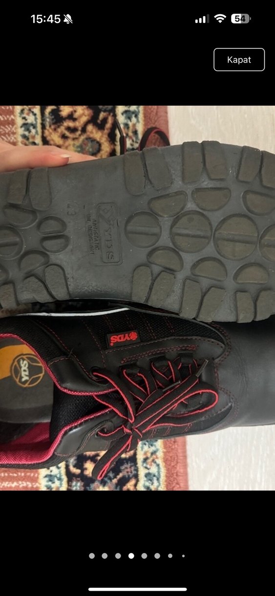 YDS marka Siyah Erkek iş ayakkabısı - Görsel 4