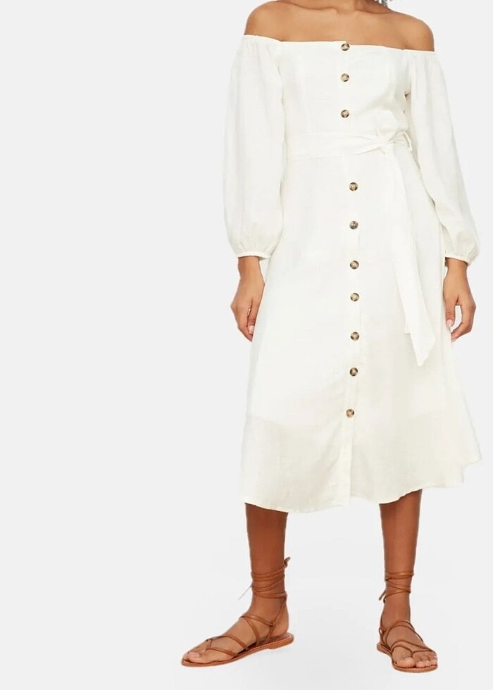 Yazlık elbise Keten - Görsel 2