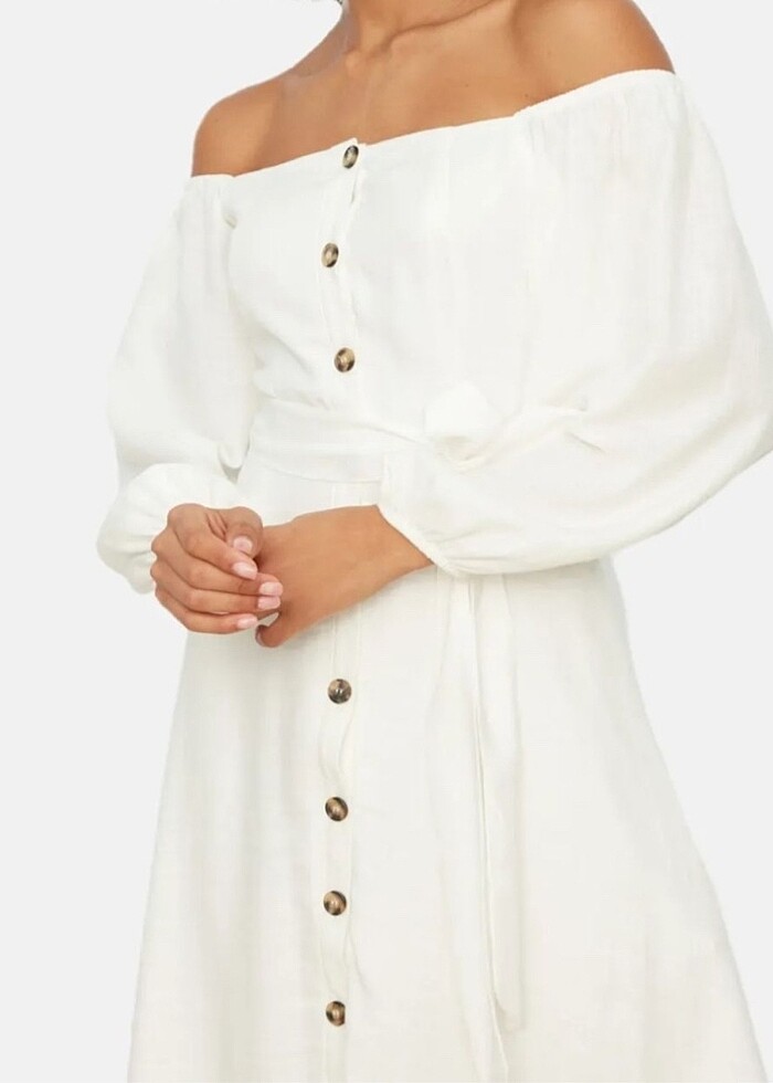 Yazlık elbise Keten - Görsel 4