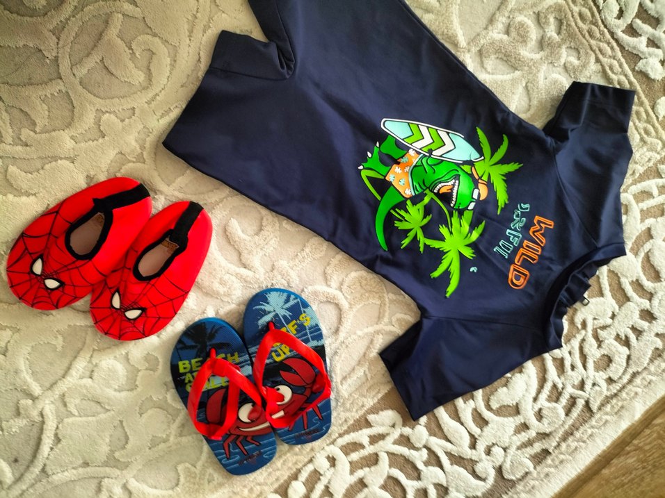 Renkli Baskılı Erkek Çocuk Kısa Kollu Mayo - Görsel 4