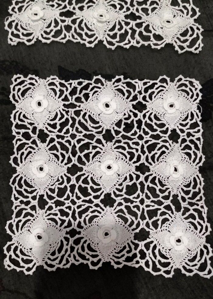 El emeği göz nuru dantel 8 parca - Görsel 2