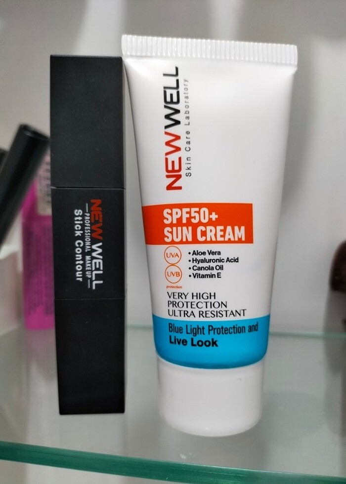 #newwel #gunes # kremi ve #kontör ve #göz altı kapatıcı  - Görsel 3