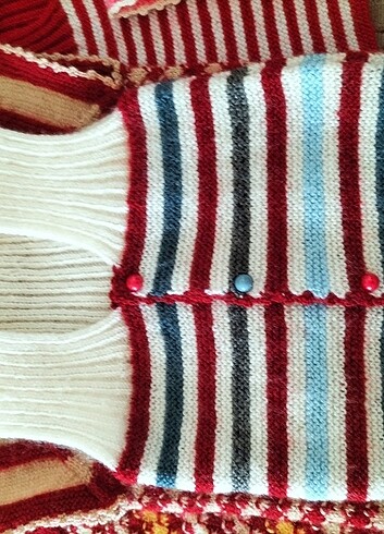 El örgüsü bebek yelekleri  - Görsel 7