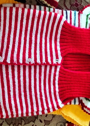 El örgüsü bebek yelekleri  - Görsel 12