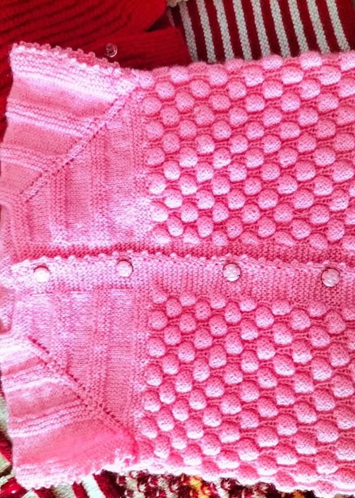 El örgüsü bebek yelekleri  - Görsel 2