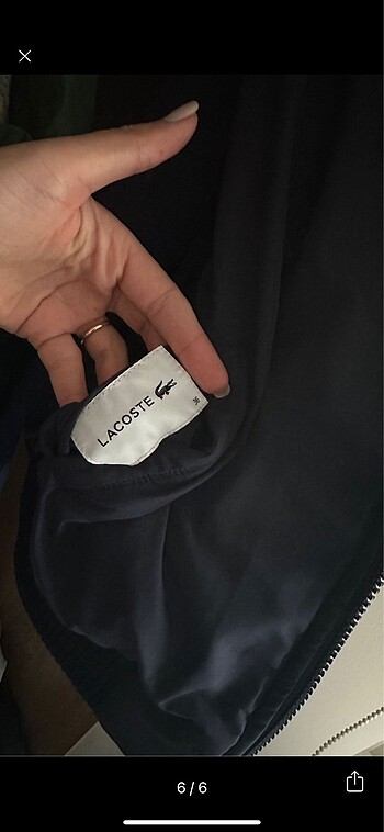 Lacoste Cift Tarafli Mont - Görsel 5