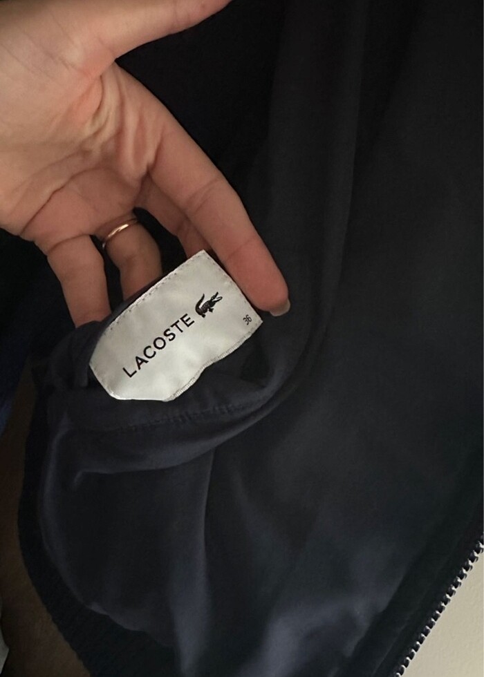 Lacoste Cift Tarafli Mont - Görsel 5