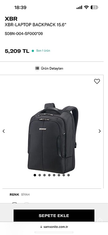 Samsonite Laptop Cantasi - Görsel 5