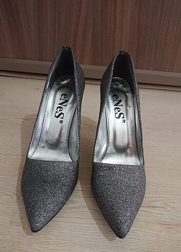 39 Beden gri Renk Stiletto