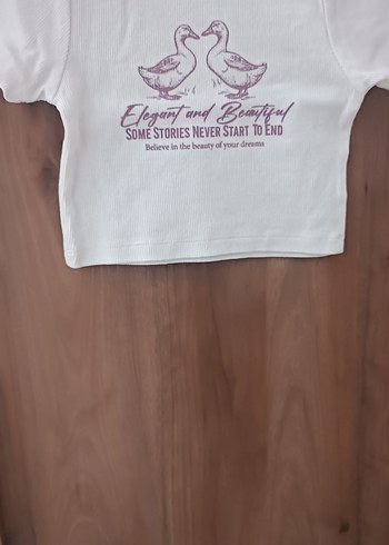 kız çocuk crop t-shirt