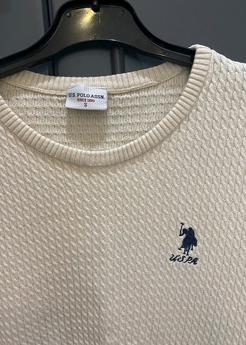 U.S Polo Assn. Krem Triko Kadın Kazak