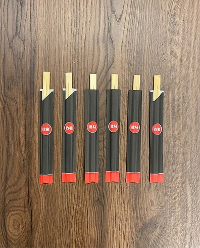 7 Adet Çin Çubuğu Chopstick Sushi Bambu
