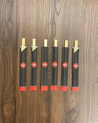 Diğer 7 Adet Çin Çubuğu Chopstick Sushi Bambu