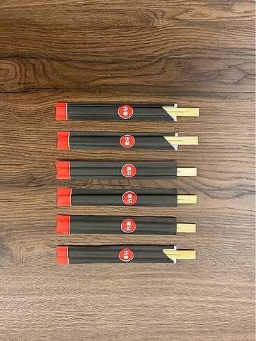  Beden siyah Renk 7 Adet Çin Çubuğu Chopstick Sushi Bambu
