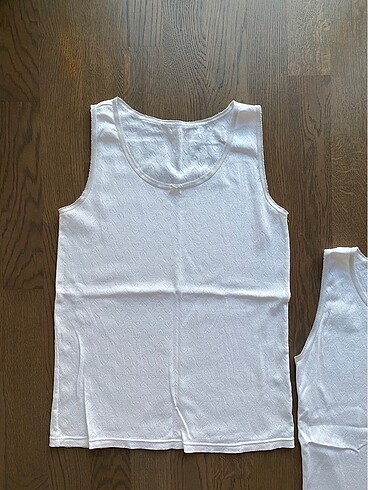 LCW İkili Beyaz Atlet - Görsel 5