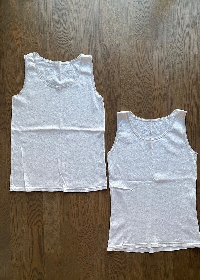 LCW İkili Beyaz Atlet - Görsel 3