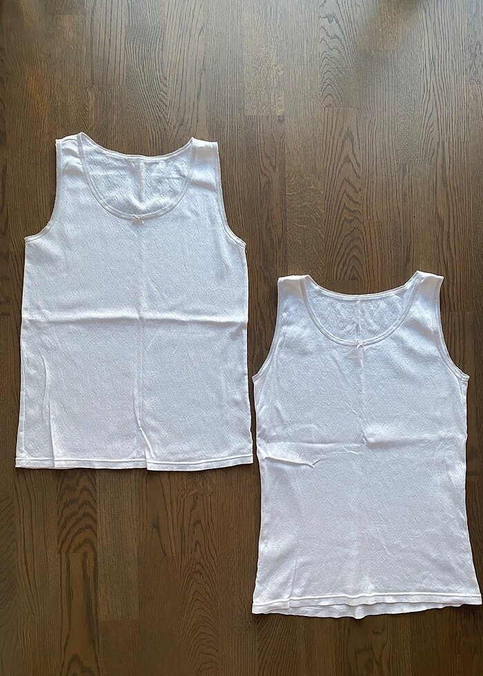 LCW İkili Beyaz Atlet - Görsel 4