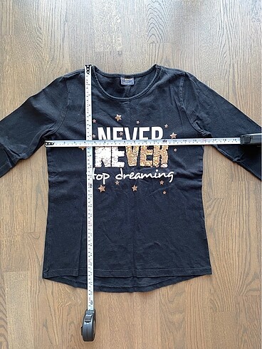 LCW Kız Çocuk 12-13 Yaş Uzun Kollu Tişört - Görsel 5