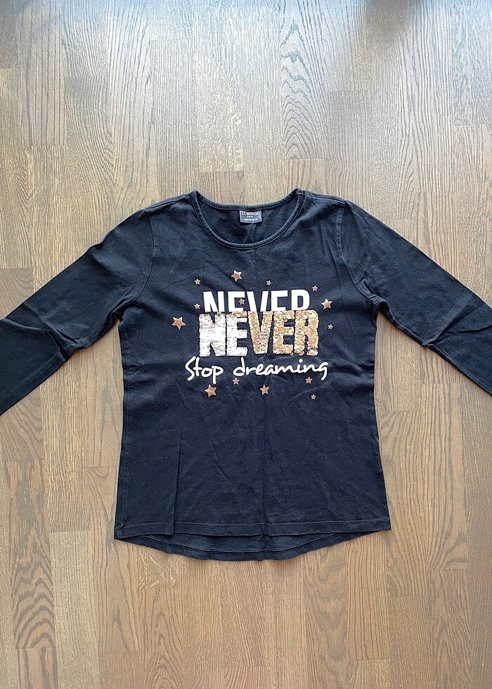 LCW Kız Çocuk 12-13 Yaş Uzun Kollu Tişört - Görsel 2