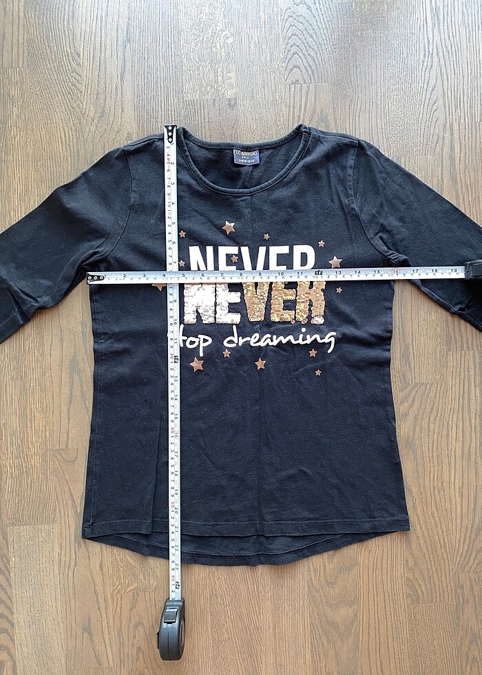 LCW Kız Çocuk 12-13 Yaş Uzun Kollu Tişört - Görsel 5