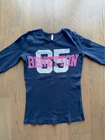 Benetton Uzun Kollu Penye Tişört - Görsel 2