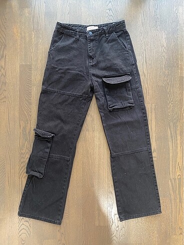 Köstebek Siyah Kargo Pantolon - Görsel 4