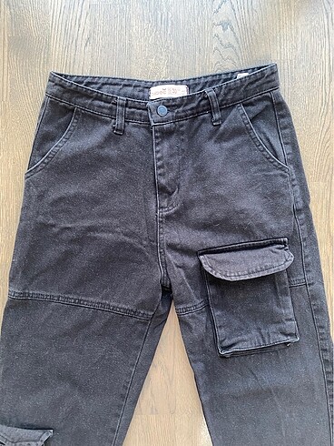 Köstebek Siyah Kargo Pantolon - Görsel 5