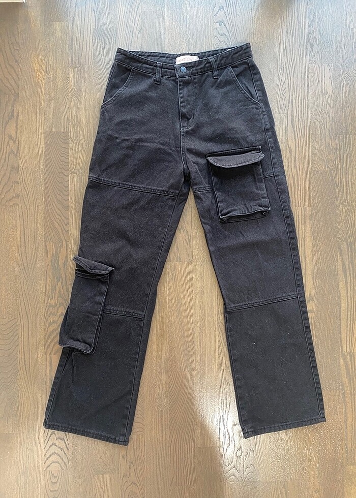 Köstebek Siyah Kargo Pantolon - Görsel 3