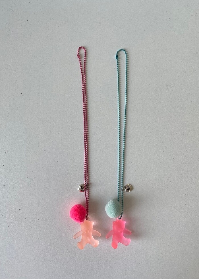 H&M Ayıcıklı Arkadaşlık Kolyesi - Görsel 2