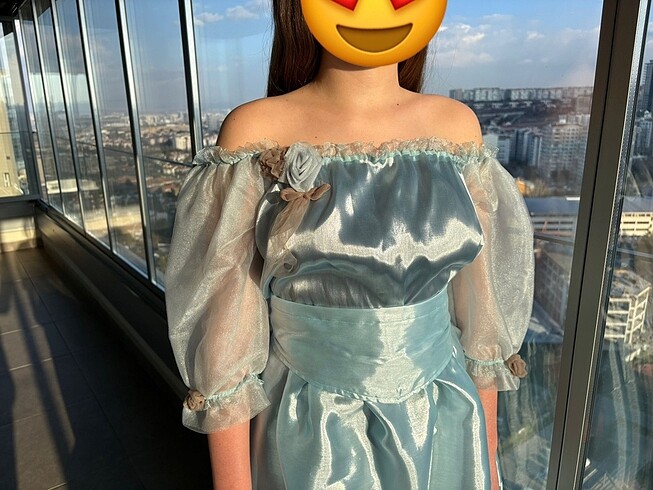 El Yapımı Fiyonk Detaylı M Beden Alice Kostümü - Görsel 4