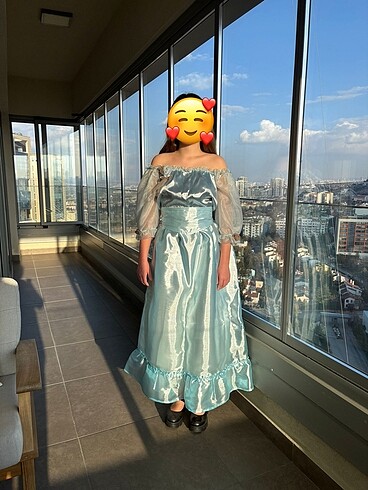 El Yapımı Fiyonk Detaylı M Beden Alice Kostümü - Görsel 3