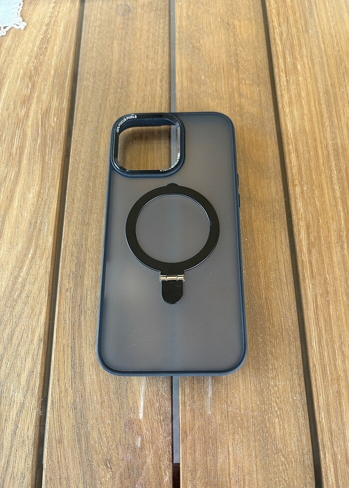 İphone 16 Pro Max Mat Stantlı Kılıf - Görsel 2
