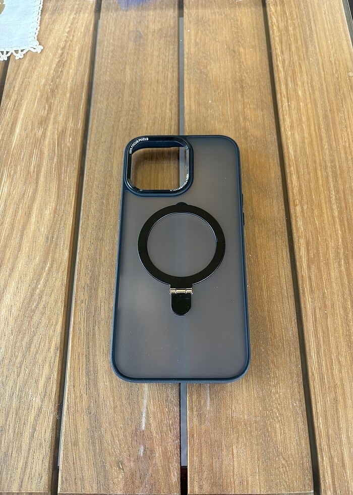 İphone 16 Pro Max Mat Stantlı Kılıf - Görsel 3