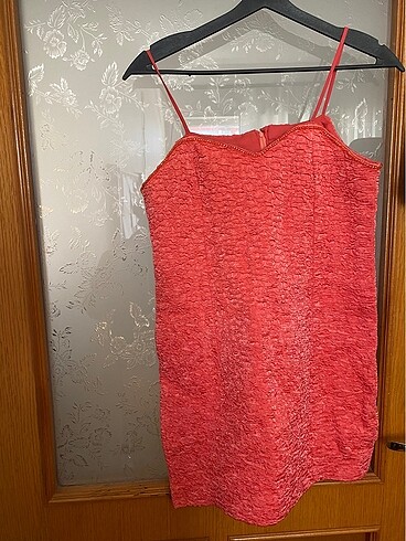 Pembe Mini dar elbise