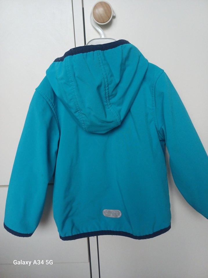 Kapüşonlu Mavi Erkek bebek yağmurluk - Görsel 3