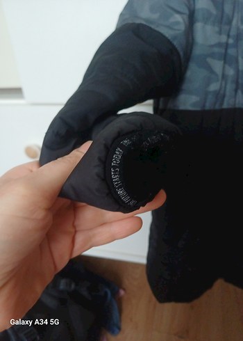 Erkek Çocuk Kamuflaj Desenli Fermuarlı Mont - Görsel 3