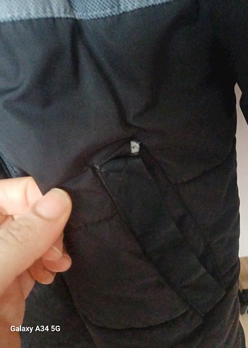 Erkek Çocuk Kamuflaj Desenli Fermuarlı Mont - Görsel 2