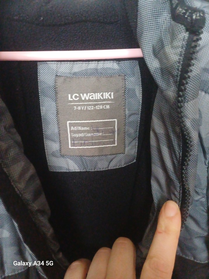 Erkek Çocuk Kamuflaj Desenli Fermuarlı Mont - Görsel 5